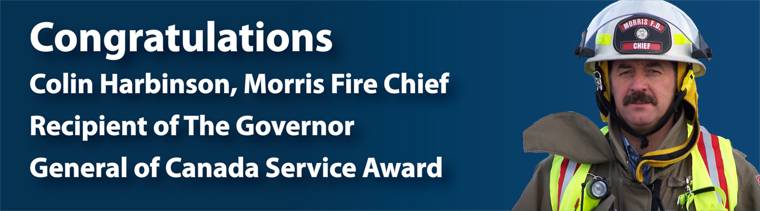 Colin Harbinson – Morris Fire Chief Honoured