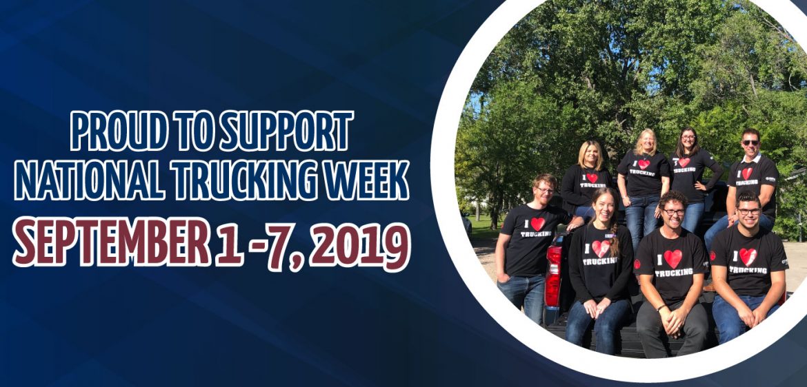 National Trucking Week – September 1 – 7, 2019