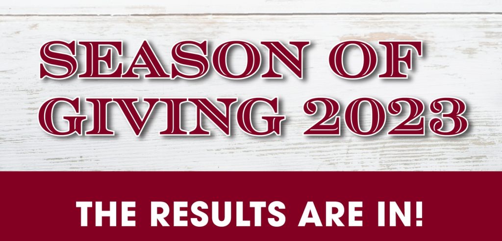 Season of Giving Winners - 2023